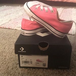 Brands New Pink Toddler Converse Size 8